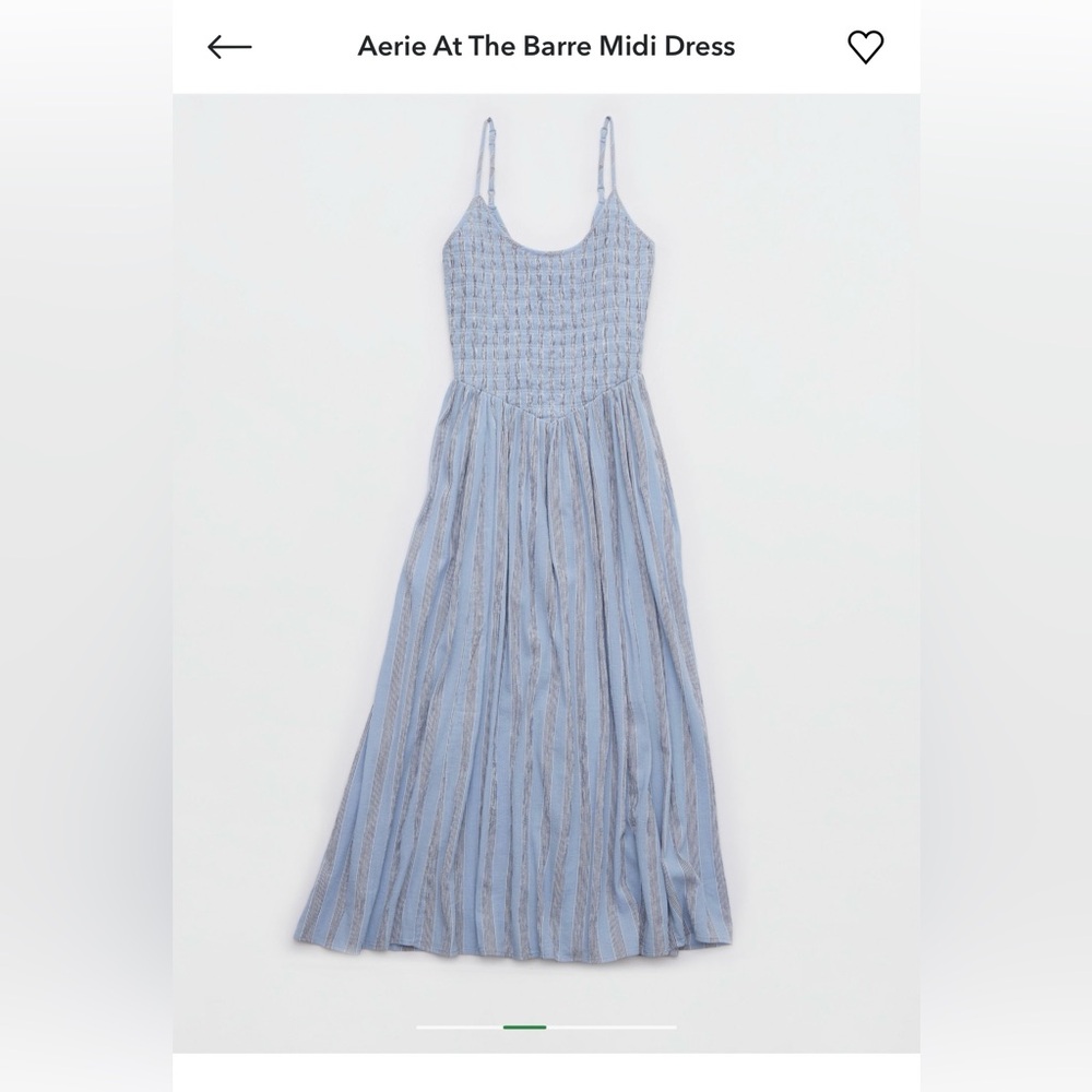 Aerie at the Barre Midi Dress